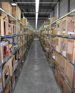 rayonnage cartons