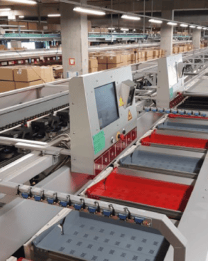 machine de tri chez camaieu