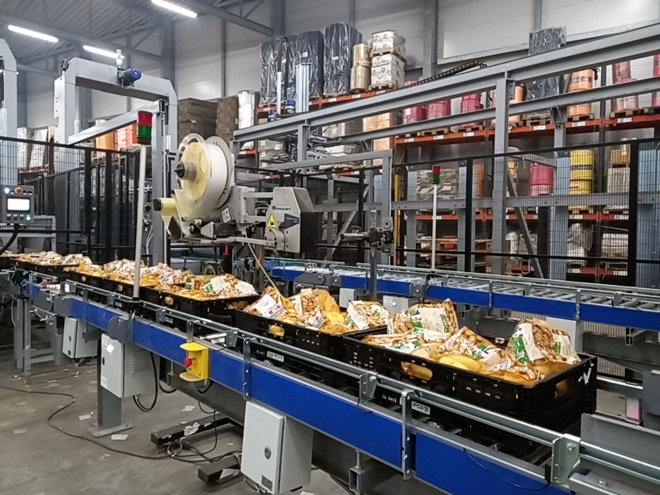 Verpom conveyor preparation