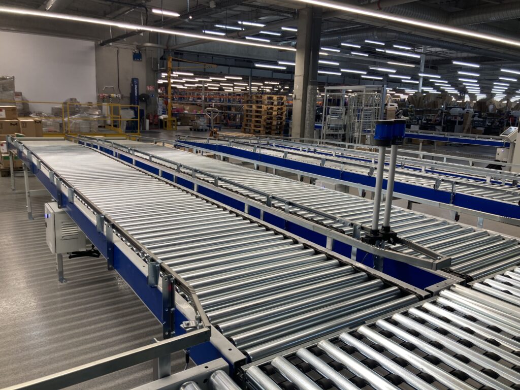roller conveyor merck roller conveyor - convoyeur à rouleaux - Merck - Transitic Systems
