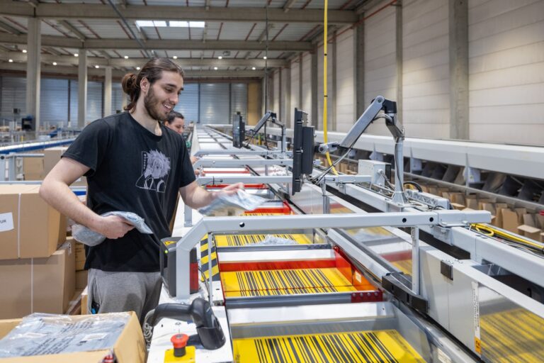 Machine de tri - Entrepôt de GPE @Transitic