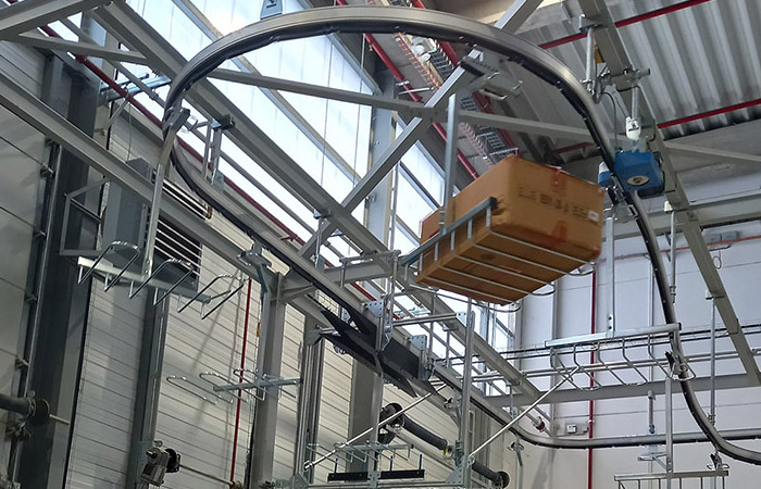 Gondola conveyor pour cartons vides